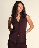 Gilet in lana merinos