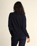 Cardigan in lana merinos