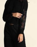 Maglia con inserti in pizzo