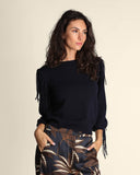 Maglia rasata con frange