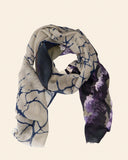 Stola in lana e seta