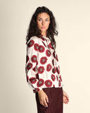 Camicia in twill a fantasia