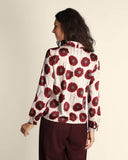 Camicia in twill a fantasia