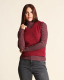 Gilet in misto alpaca e lana