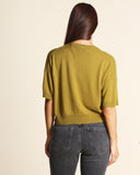 Maglia in lana e viscosa e cachemire