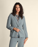 Giacca in twill fluido