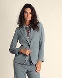 Giacca in twill fluido