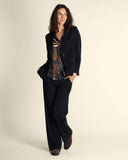 Giacca in twill fluido