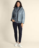 Piumino con cappuccio