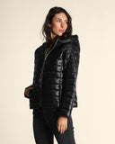 Piumino con cappuccio