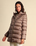 Piumino con cappuccio