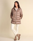 Piumino con cappuccio