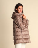 Piumino con cappuccio