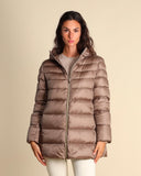 Piumino con cappuccio