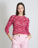 Maglia traforata in cotone