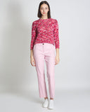 Maglia traforata in cotone