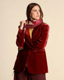 Stola in lana, seta e viscosa