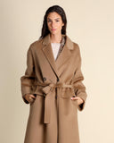 Cappotto doppiopetto in lana