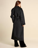 Cappotto doppiopetto in lana