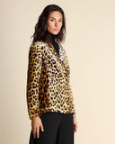 Giacca in velluto di viscosa e seta