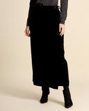 Gonna lunga in velluto