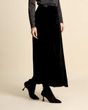 Gonna lunga in velluto