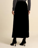 Gonna lunga in velluto