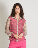 Camicia in mussola di cotone e seta