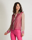 Camicia in mussola di cotone e seta