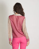 Camicia in mussola di cotone e seta