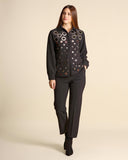 Camicia con applicazioni