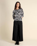 Cardigan jacquard in lana