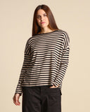 Maglia a righe in misto lana