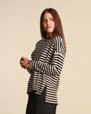 Maglia a righe in misto lana