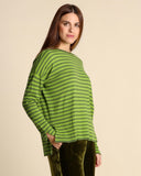 Maglia a righe in misto lana