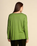 Maglia a righe in misto lana