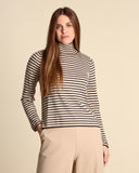 Maglia a righe in misto lana