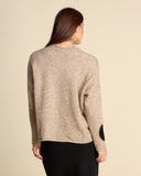 Cardigan ad intarsio