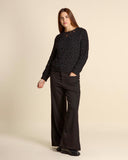 Maglia traforata in lana