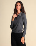 Maglia  polo con ricami