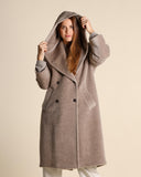 Cappotto in alpaca e lana