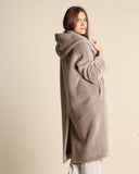 Cappotto in alpaca e lana