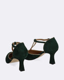 Decolletè in camoscio