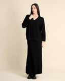 Maglia con micro paillettes