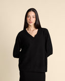 Maglia con micro paillettes