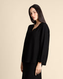 Maglia con micro paillettes