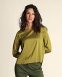 Blusa in twill