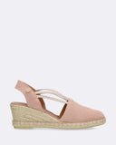 Espadrilles in pelle scamosciata