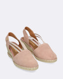 Espadrilles in pelle scamosciata