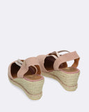 Espadrilles in pelle scamosciata